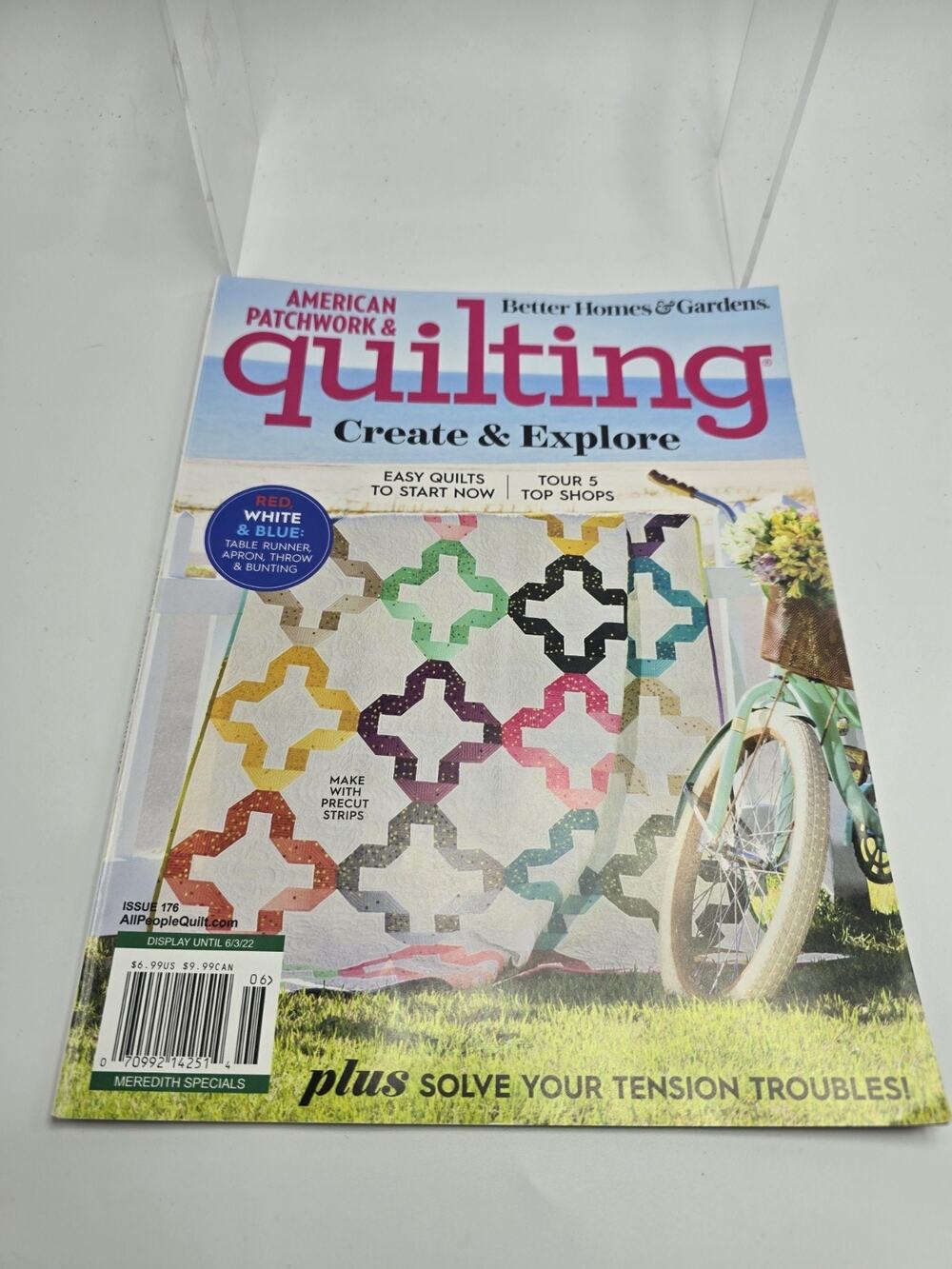 Better Homes and Gardens American Patchwork and Quilting Magazine June 2022 Easy